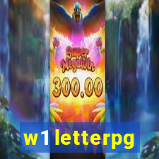 w1 letterpg